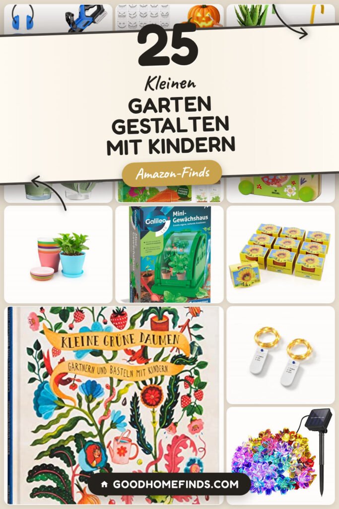 Kleinen Garten gestalten mit Kindern: 25 Amazon-Finds