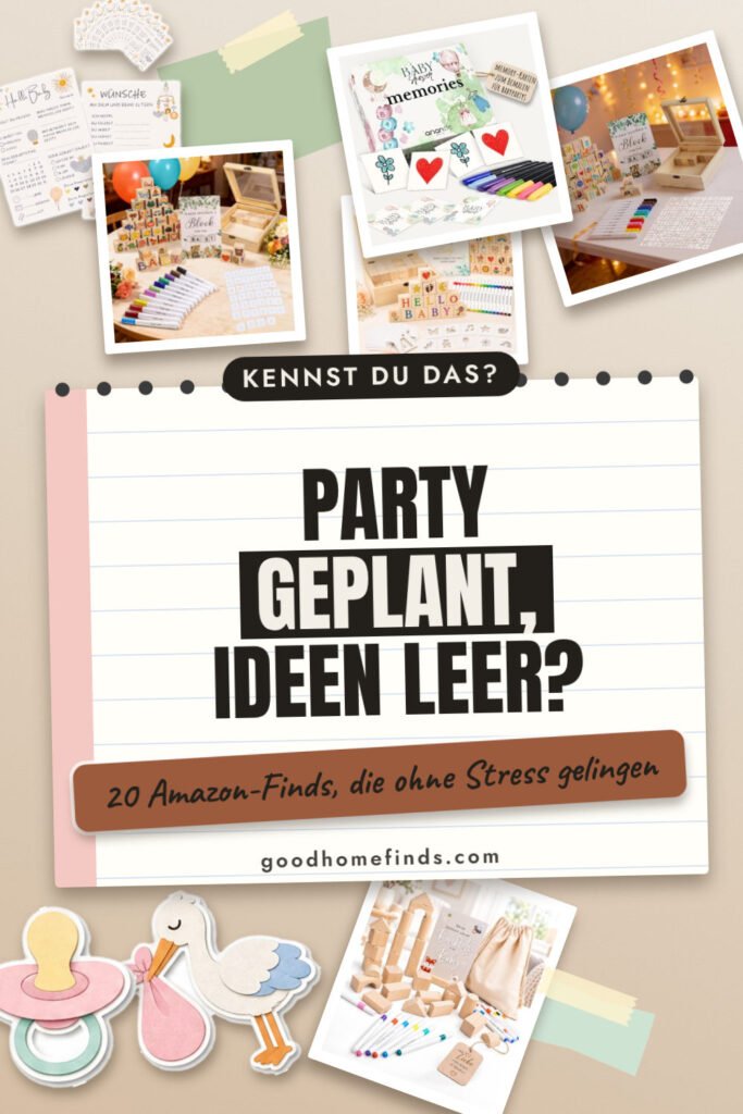 Babyparty Ideen Deko: 20 Amazon-Finds, die sofort Freude machen